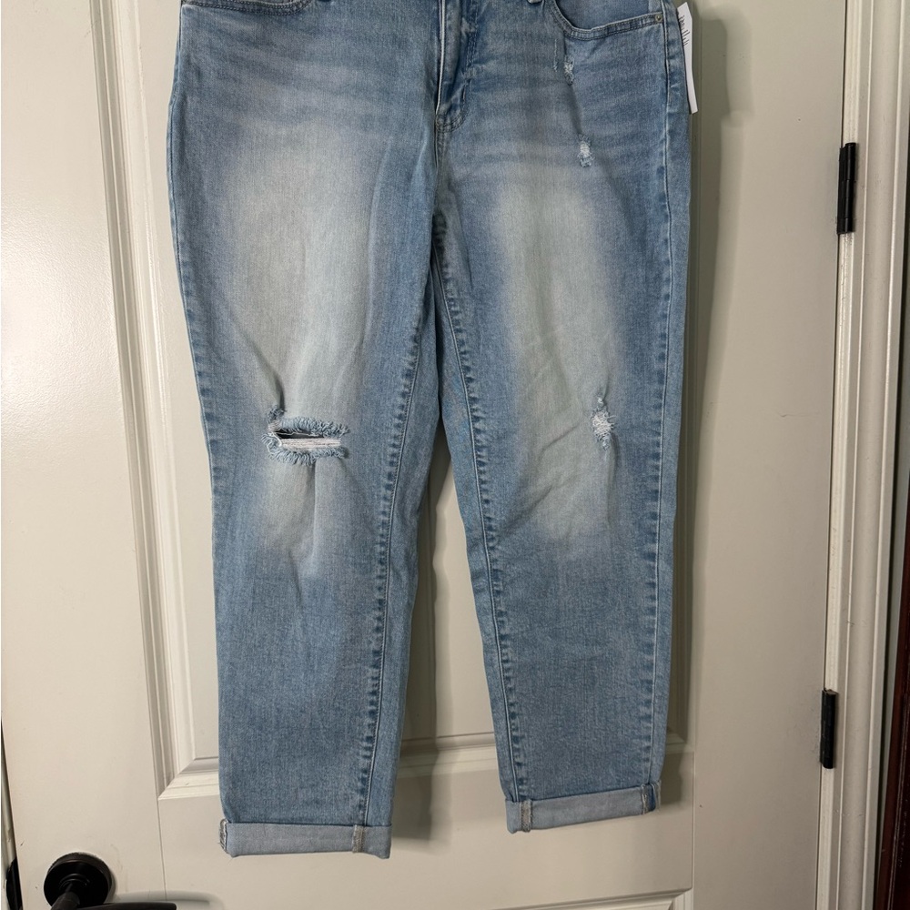 Time and Tru Light Blue Boyfriend Jeans
